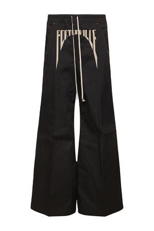 Black organic cotton blend Bela trousers RICK OWENS | RR02D6309TEEM70908